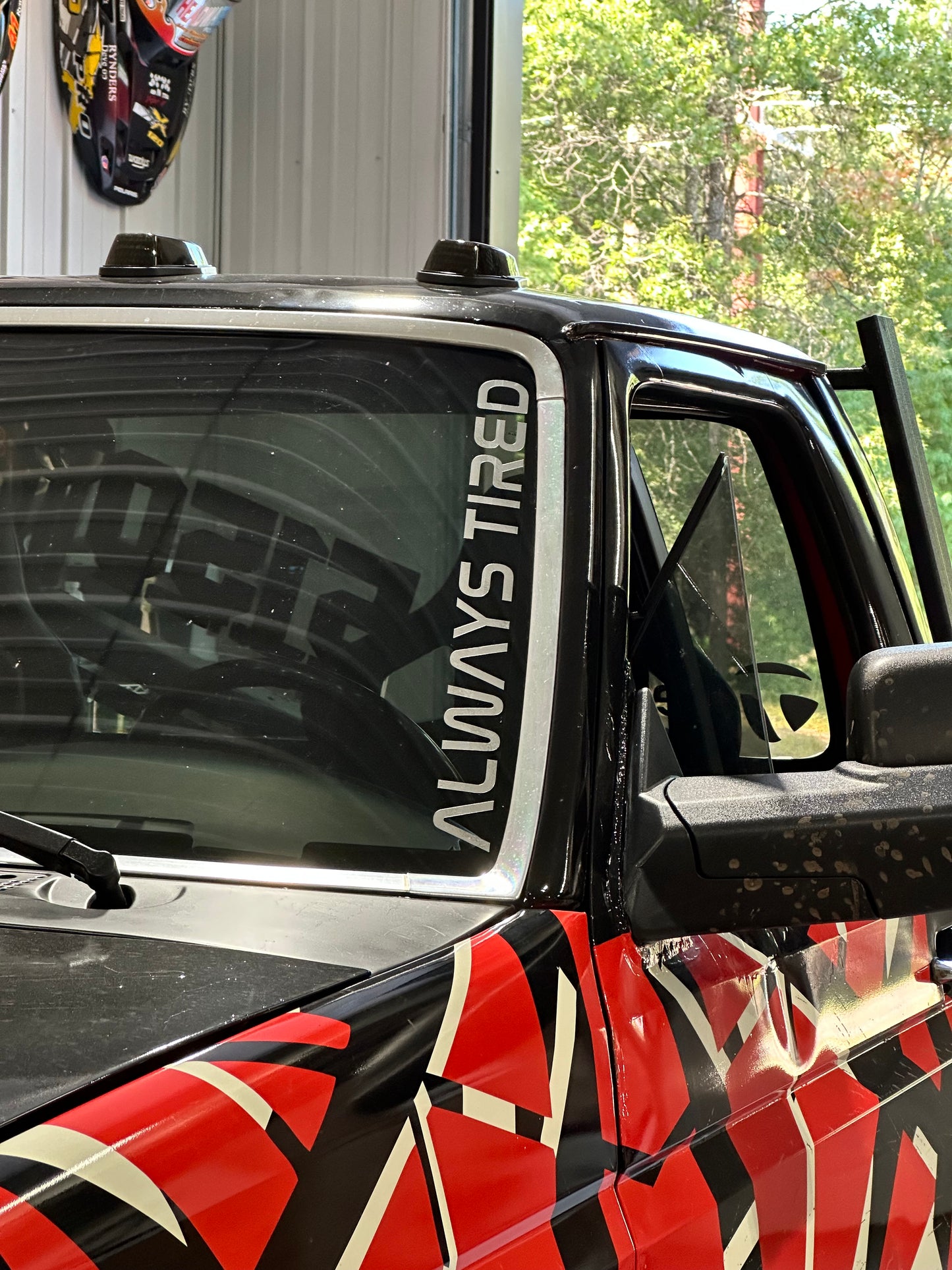 Always Tired Windshield Decal