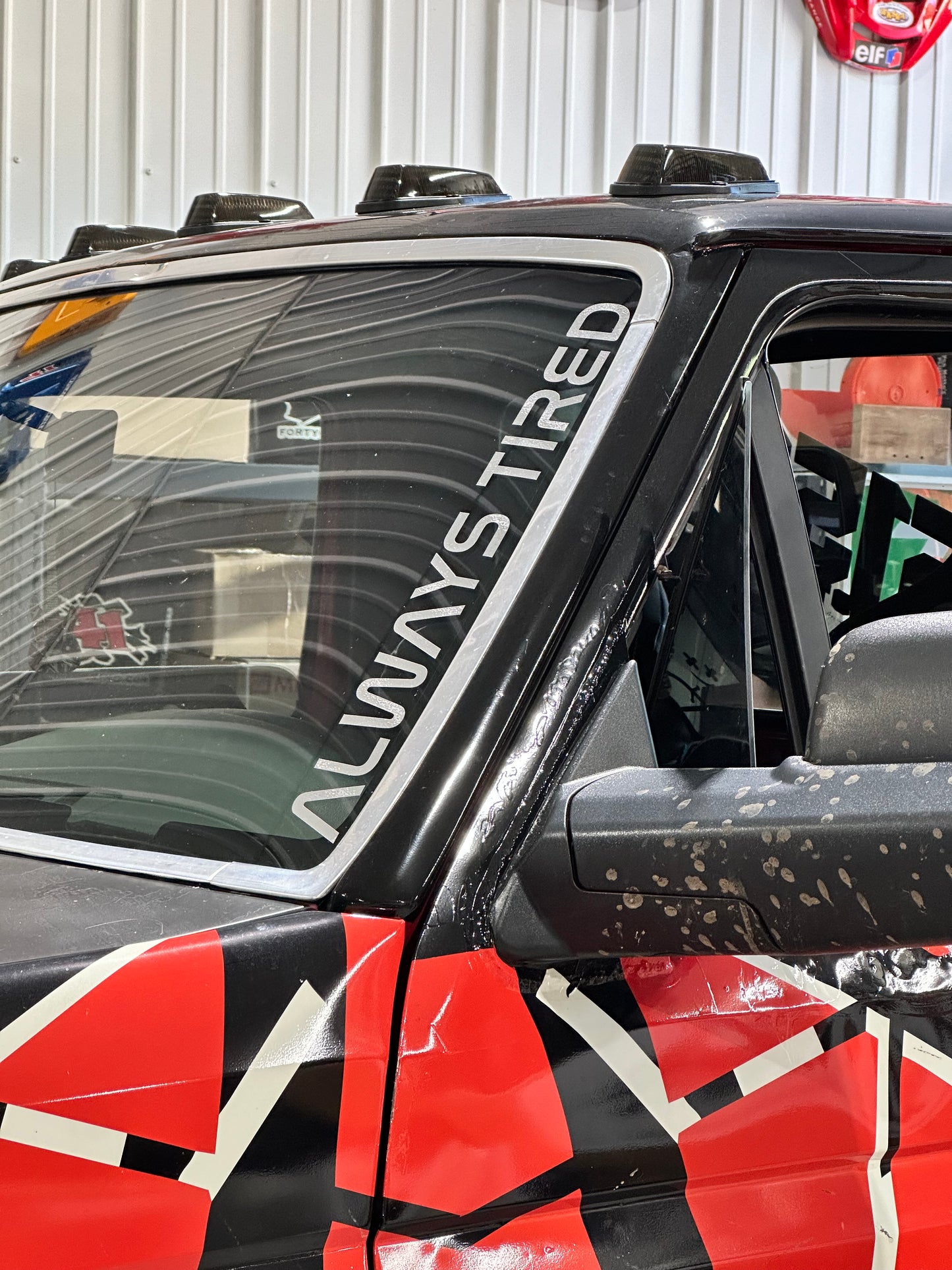 Always Tired Windshield Decal