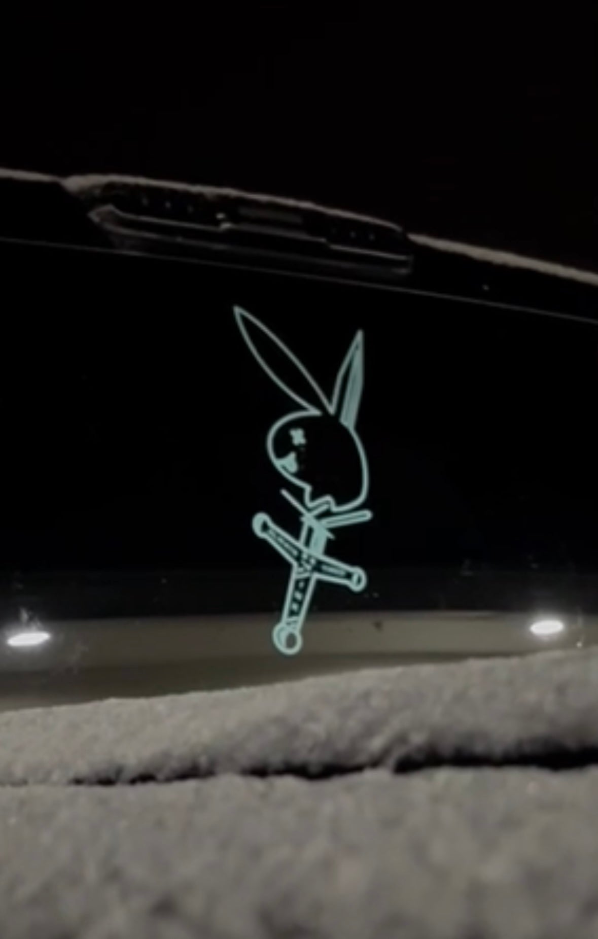 Dead Bunny Decal